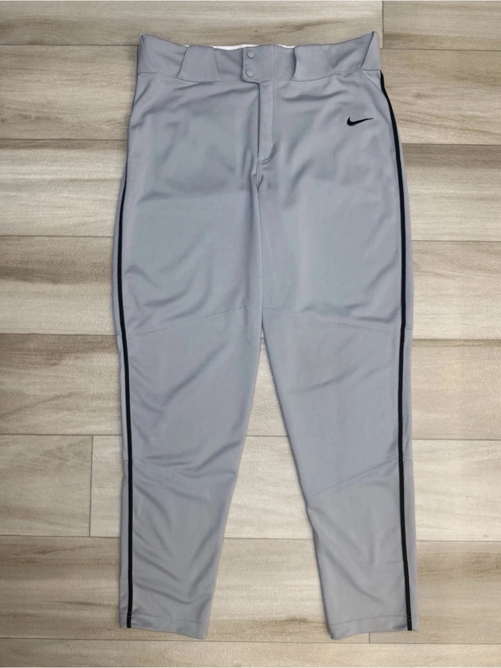 Nike Mens Grey Baseball Pants Team Engineered Piping Size Large - Picture 2 of 10